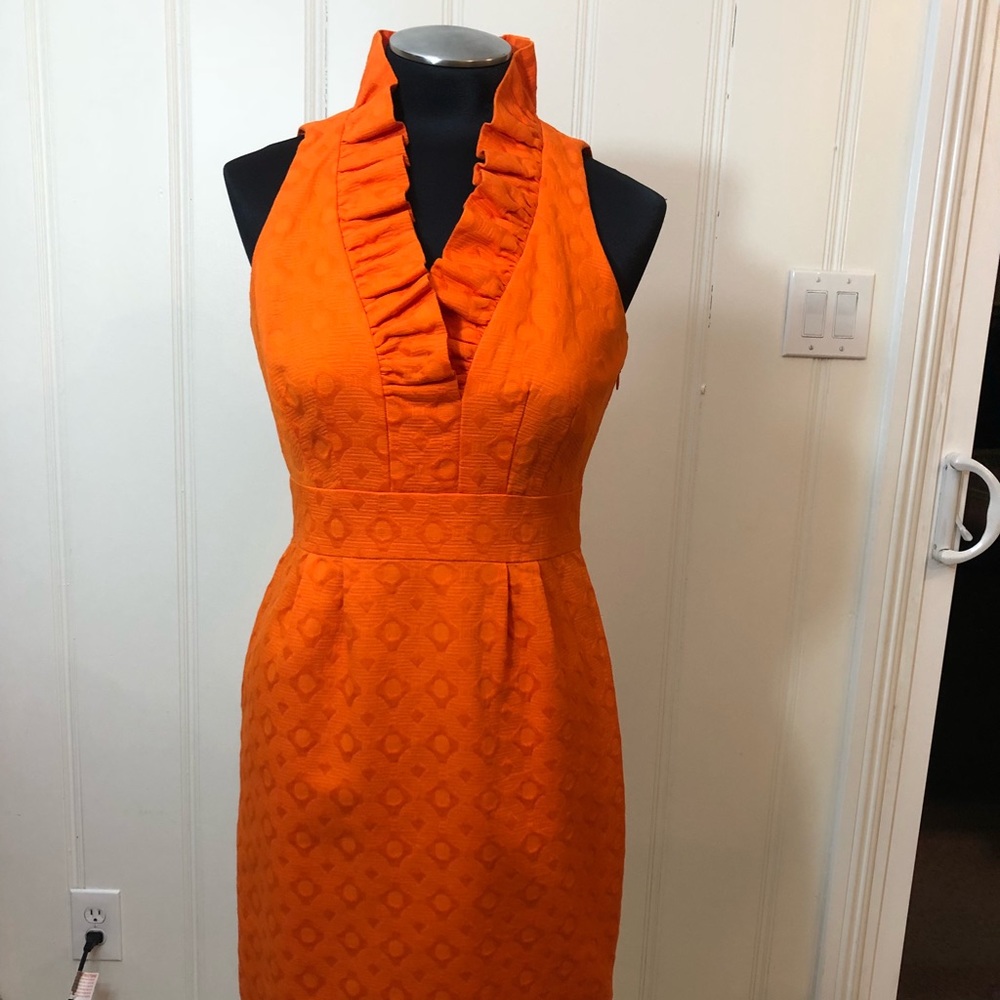 NWOT orange dress